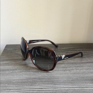 Valentino Women's Dark Brown Tortoise Sunglasses